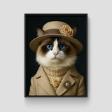 "High-class Lady" Custom Portrait for Pet