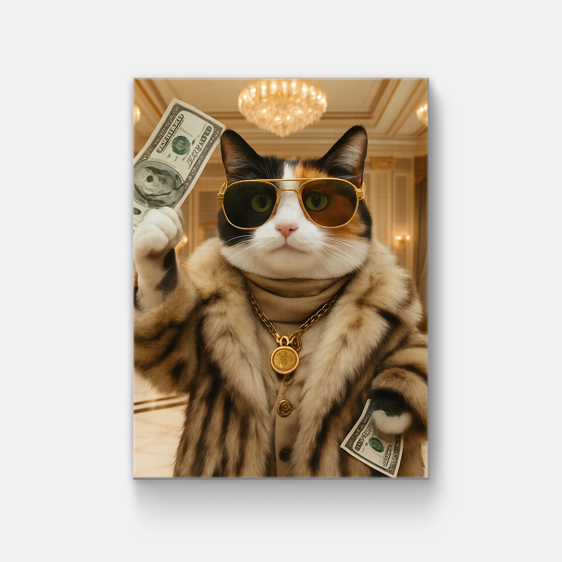 "Super Rich" Customized Pet Portrait