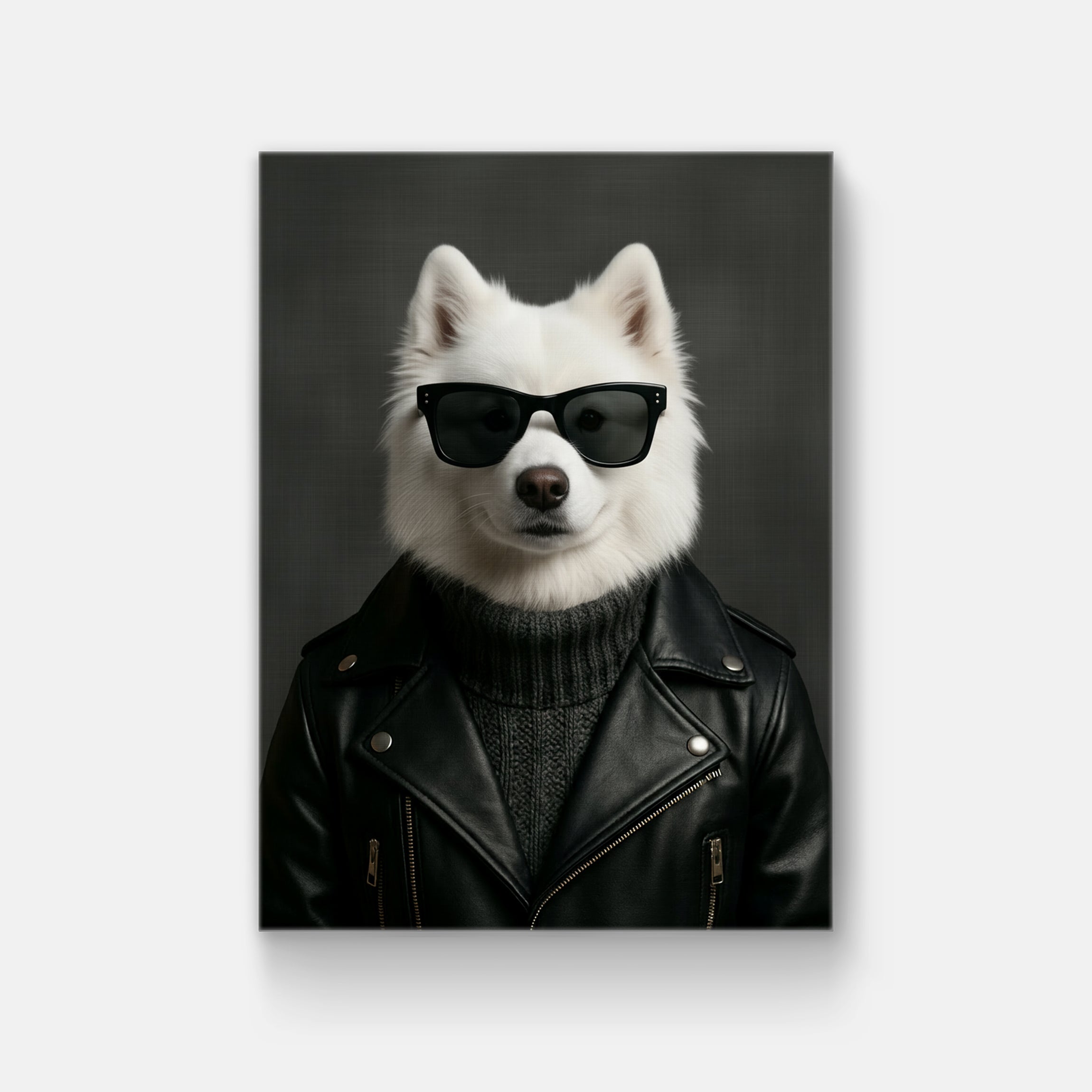 Leather Jacket Custom Pet Portrait