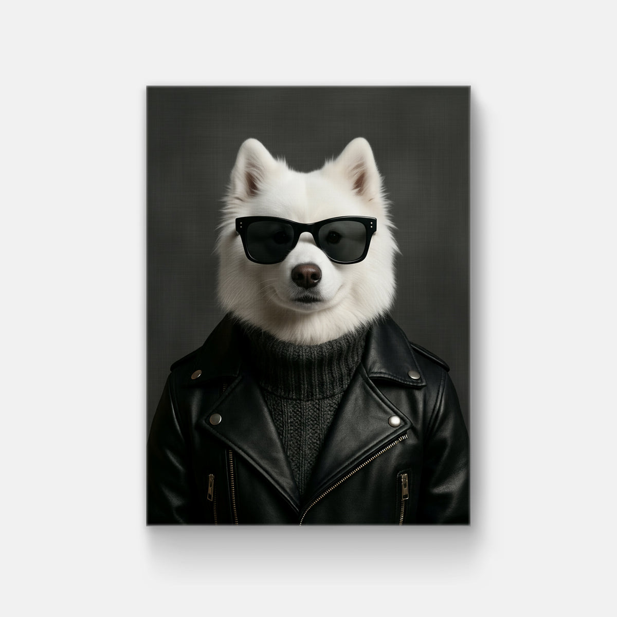 Leather Jacket Custom Pet Portrait