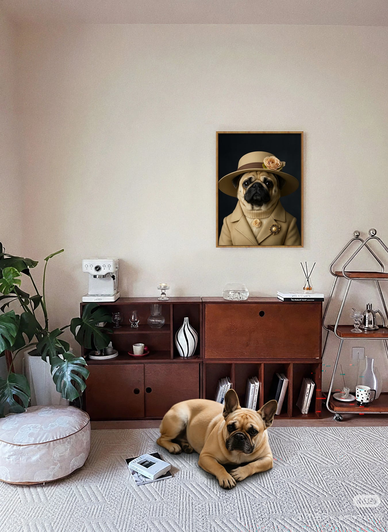 "High-class Lady" Custom Portrait for Pet