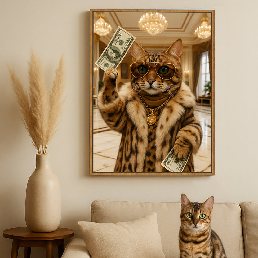 "Super Rich" Customized Pet Portrait
