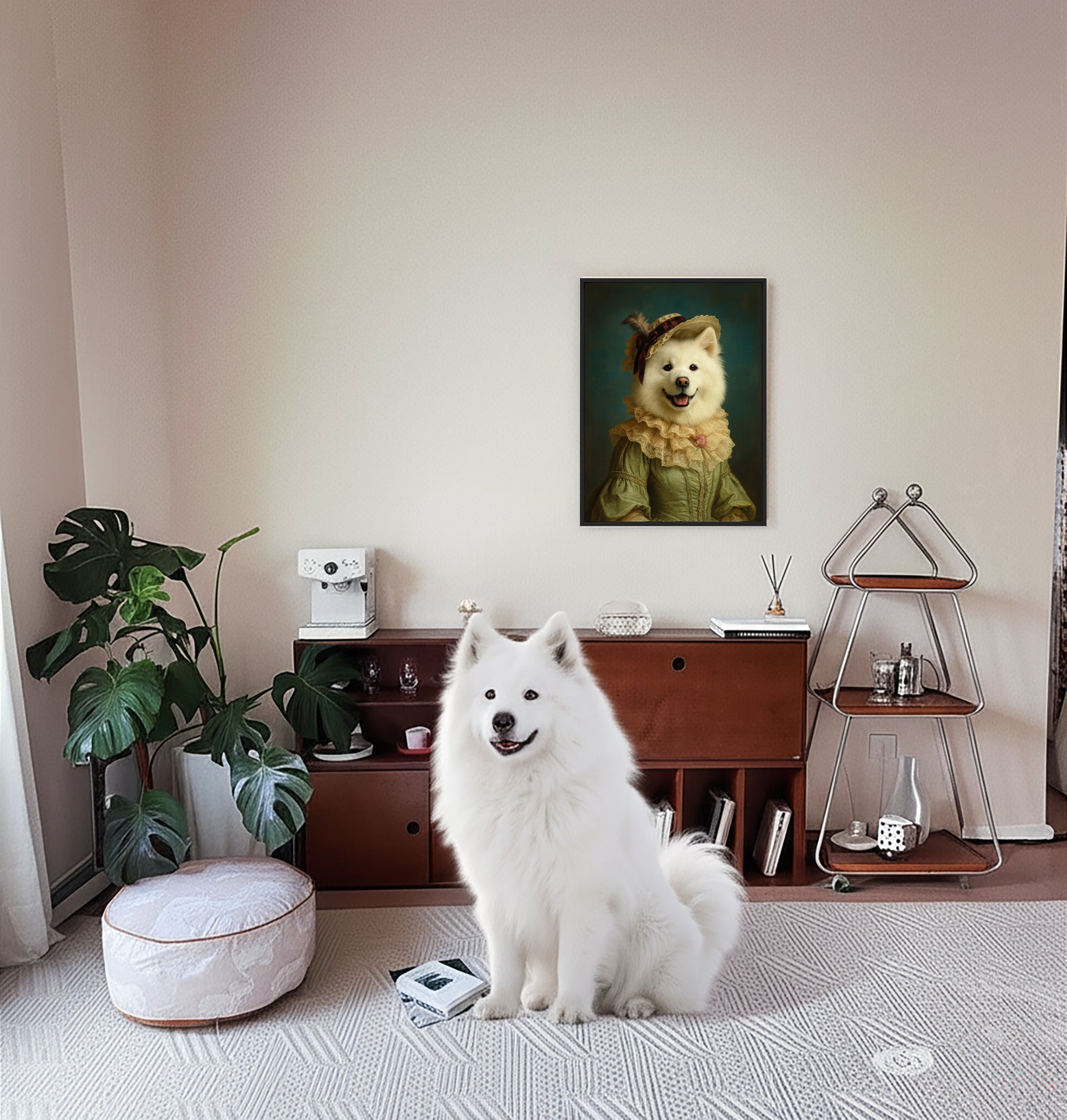 The Proper Lady Custom Pet Portrait