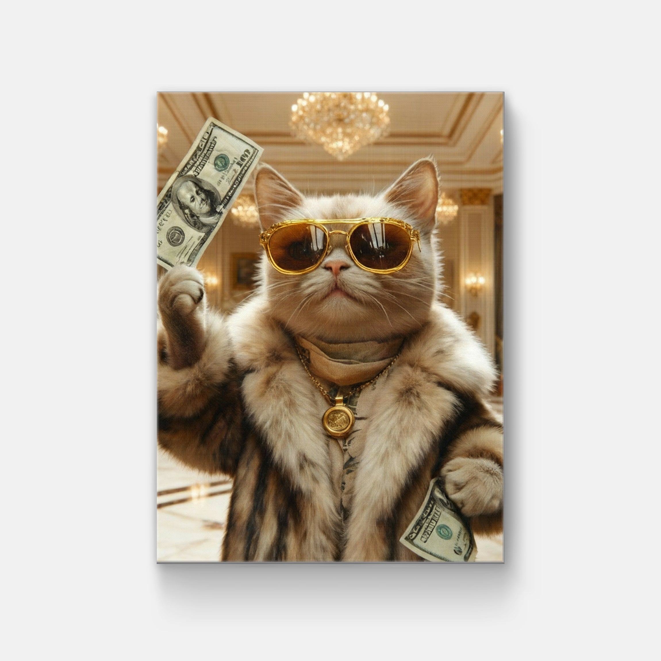 "Super Rich" Customized Pet Portrait