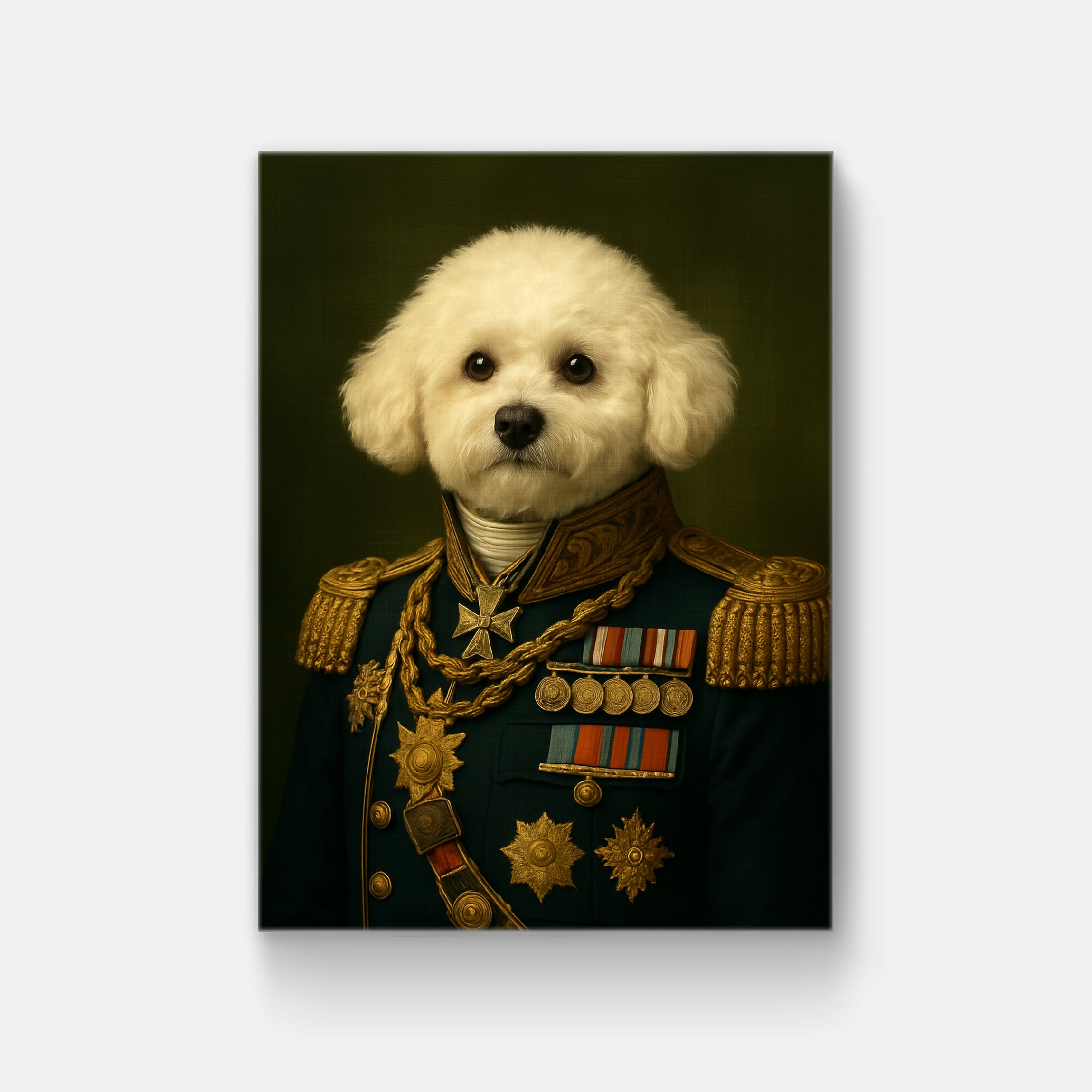 General's Custom Pet Portrait Painting