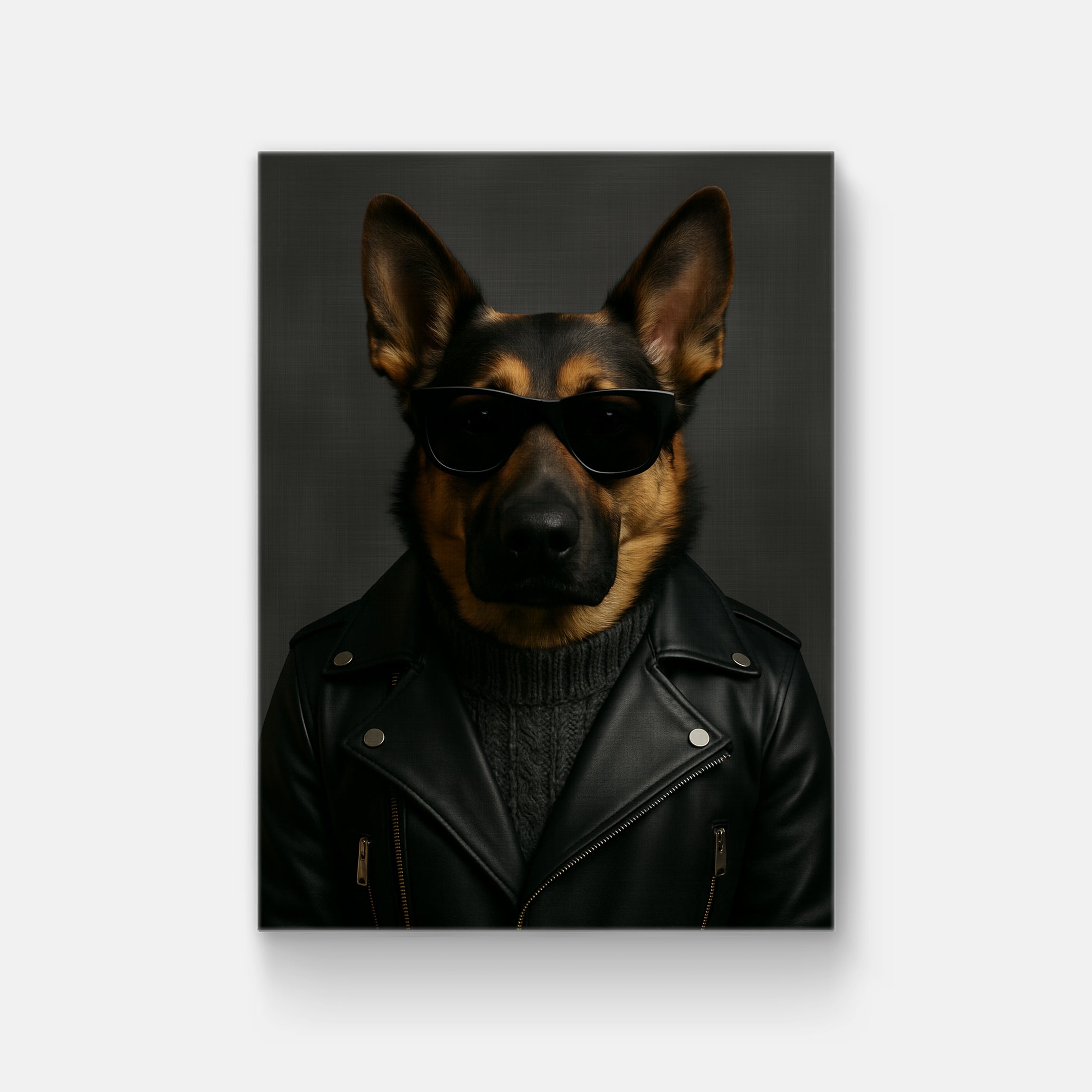 Leather Jacket Custom Pet Portrait