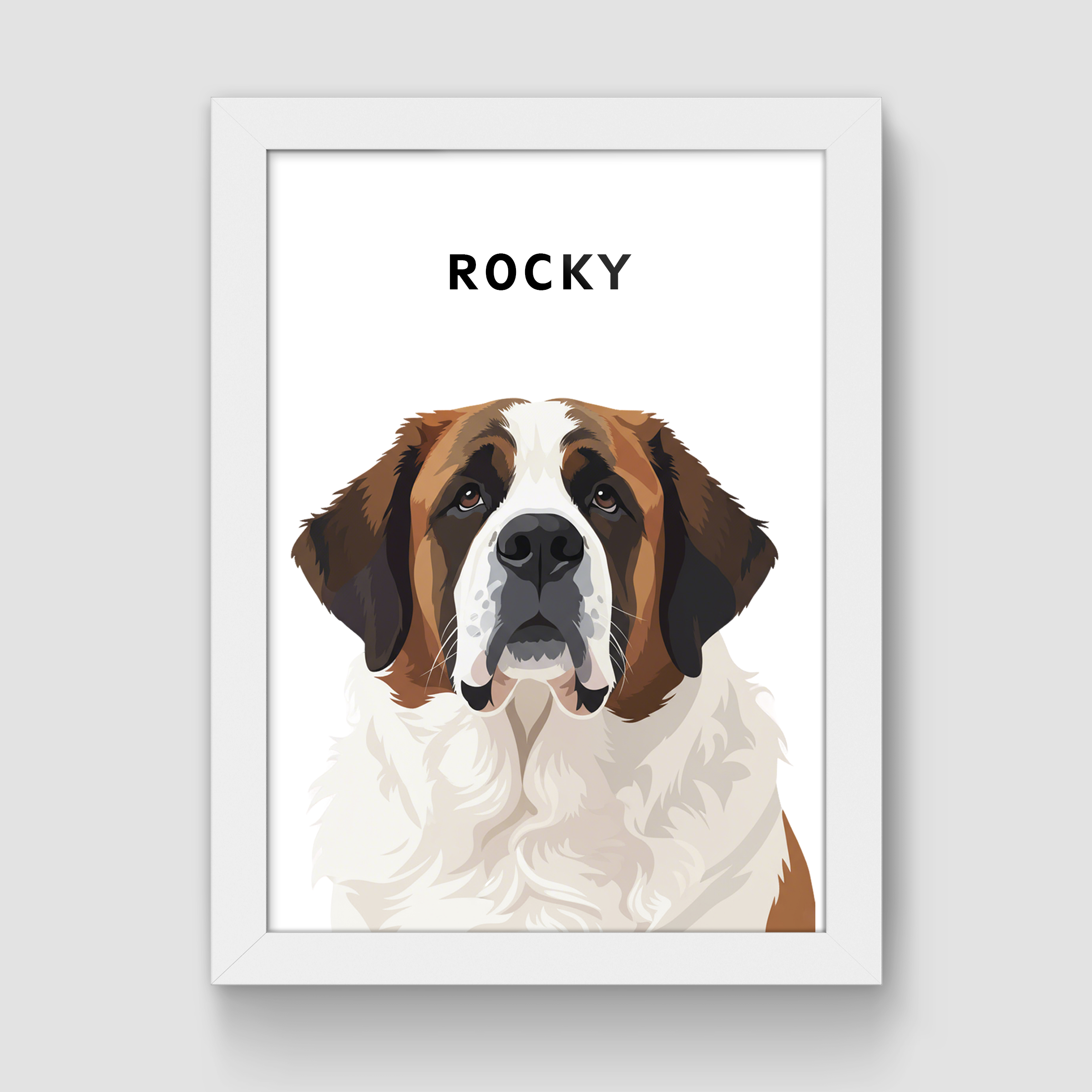 White Frame/White