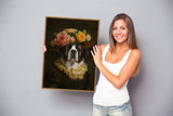 Flower hat Custom Pet Portrait