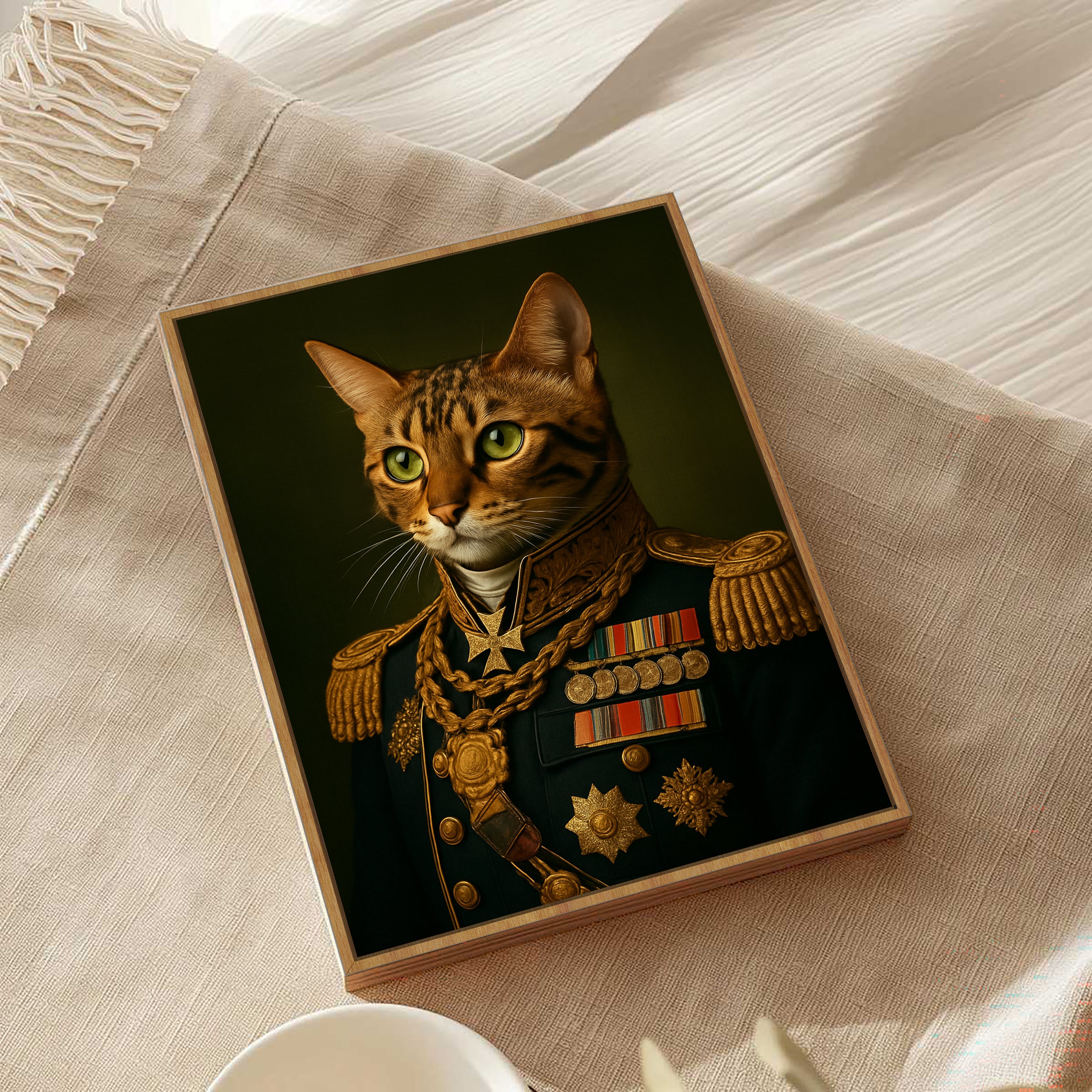 General's Custom Pet Portrait Painting