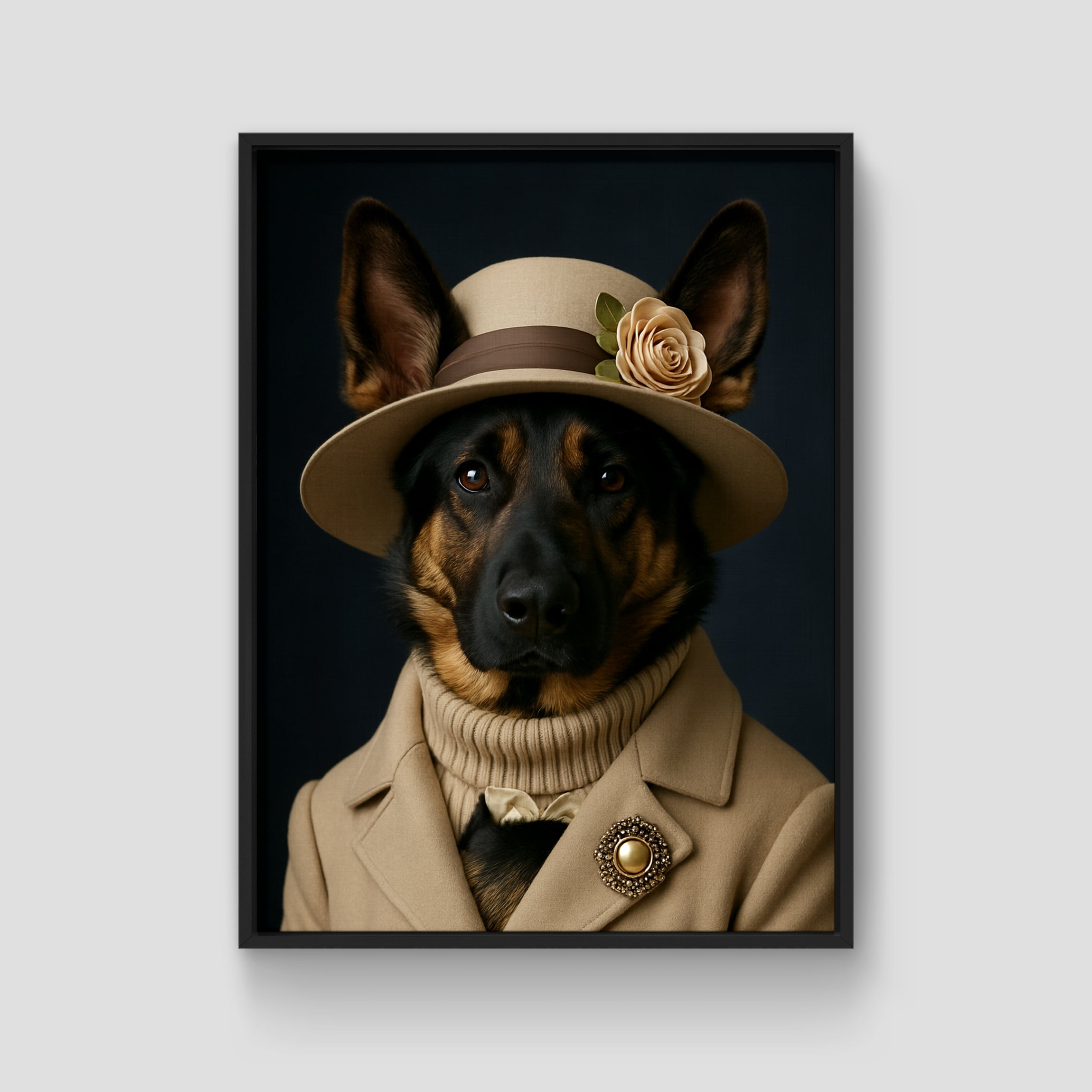 "High-class Lady" Custom Portrait for Pet