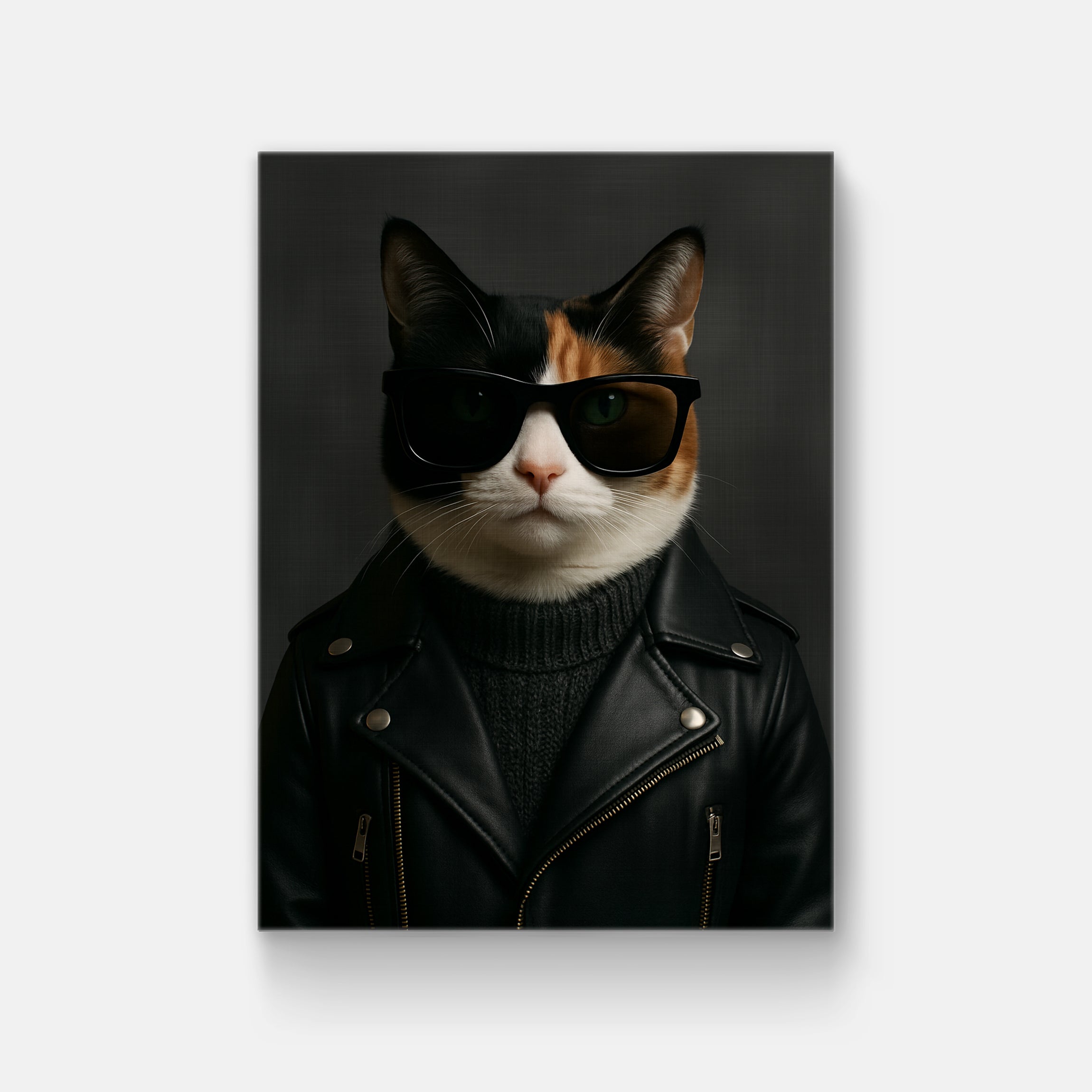 Leather Jacket Custom Pet Portrait