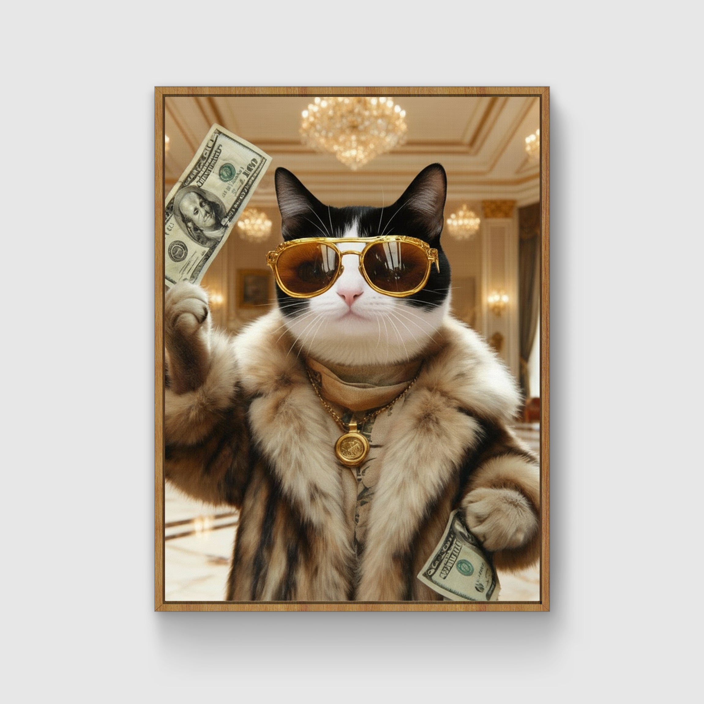 "Super Rich" Customized Pet Portrait