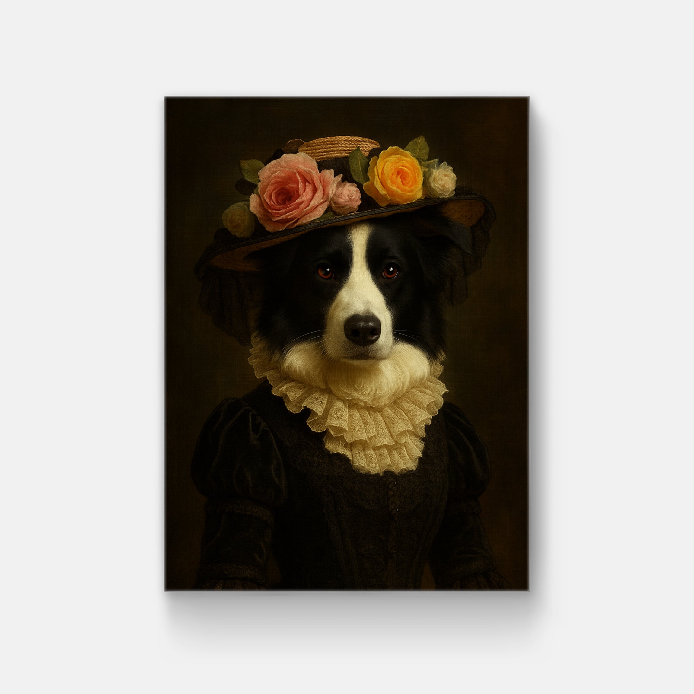 Flower hat Custom Pet Portrait