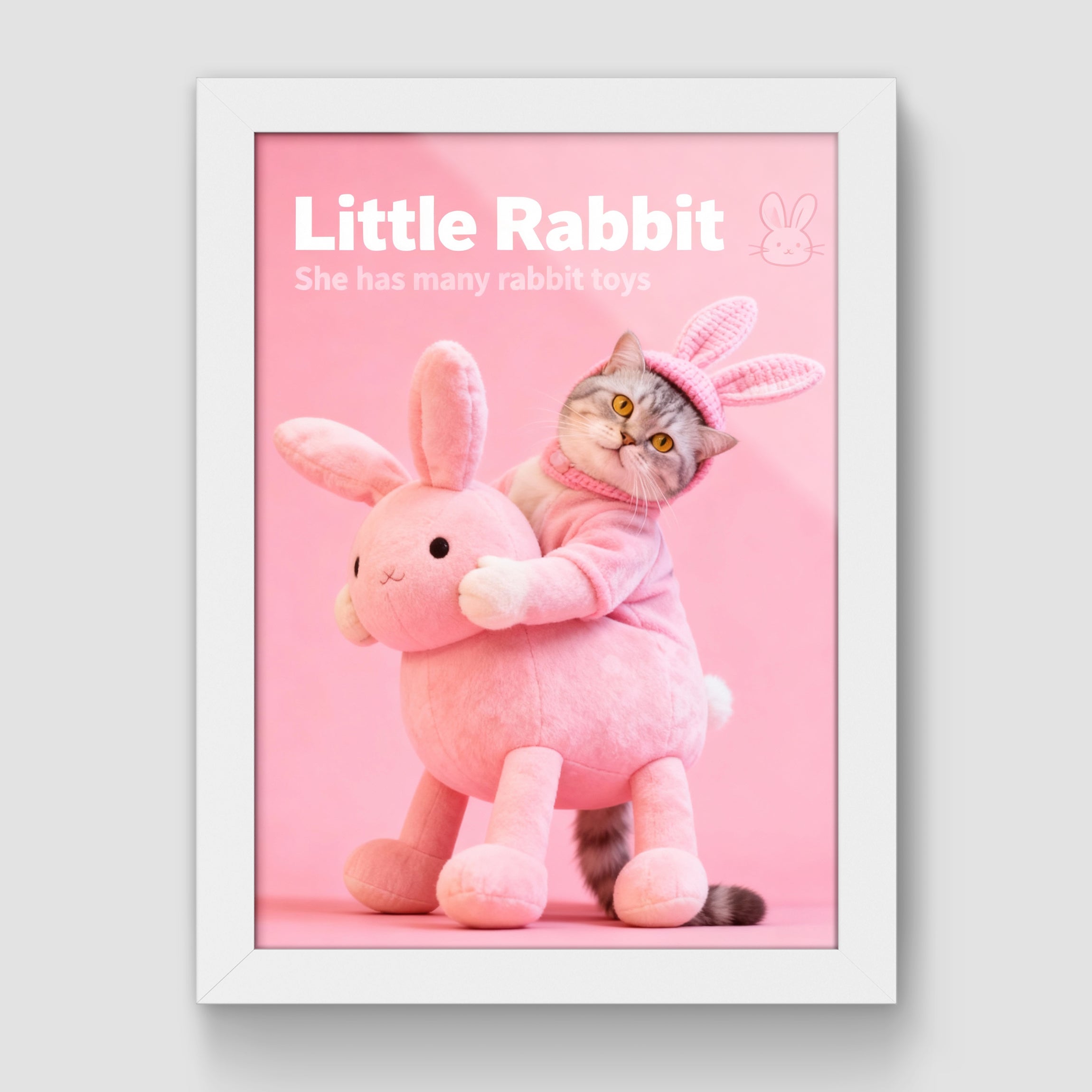 Pink rabbit