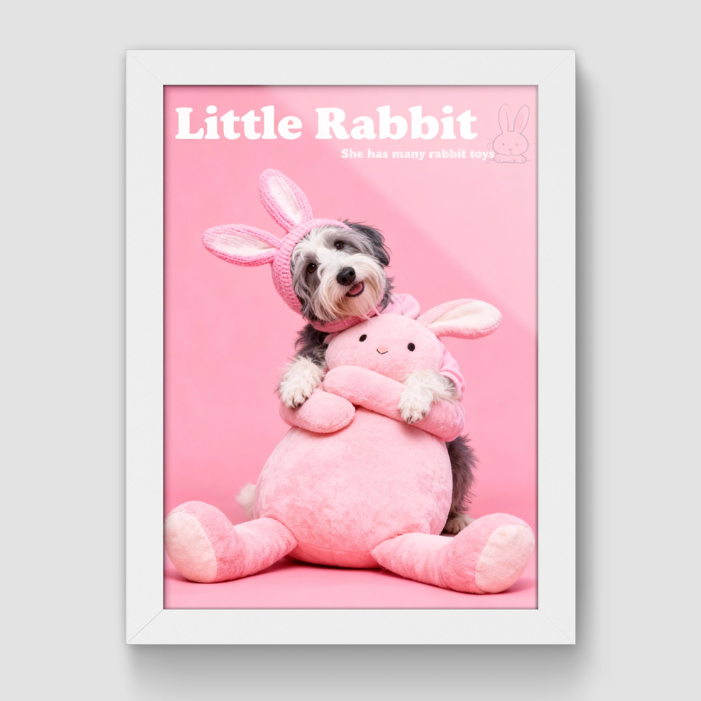 Pink rabbit
