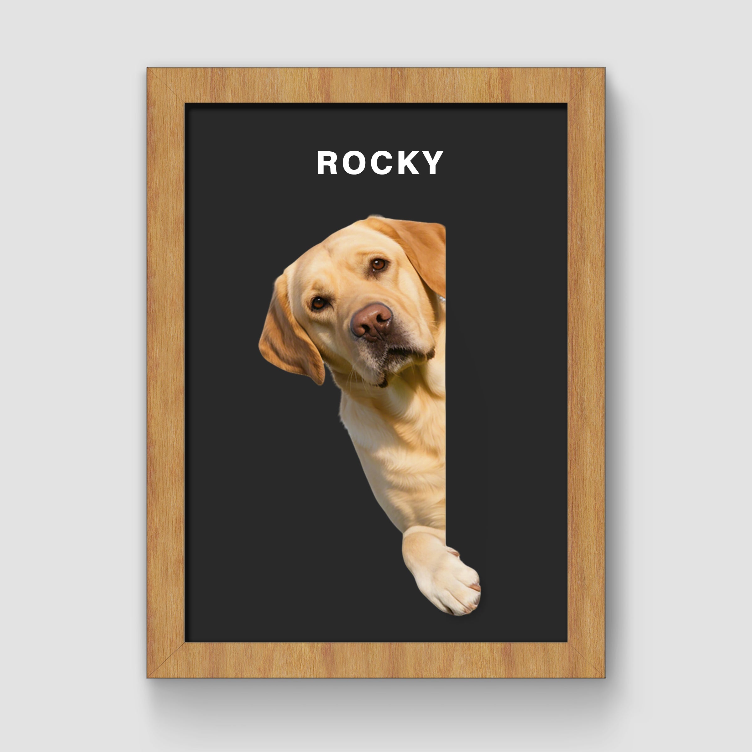 Wooden Frame/Black