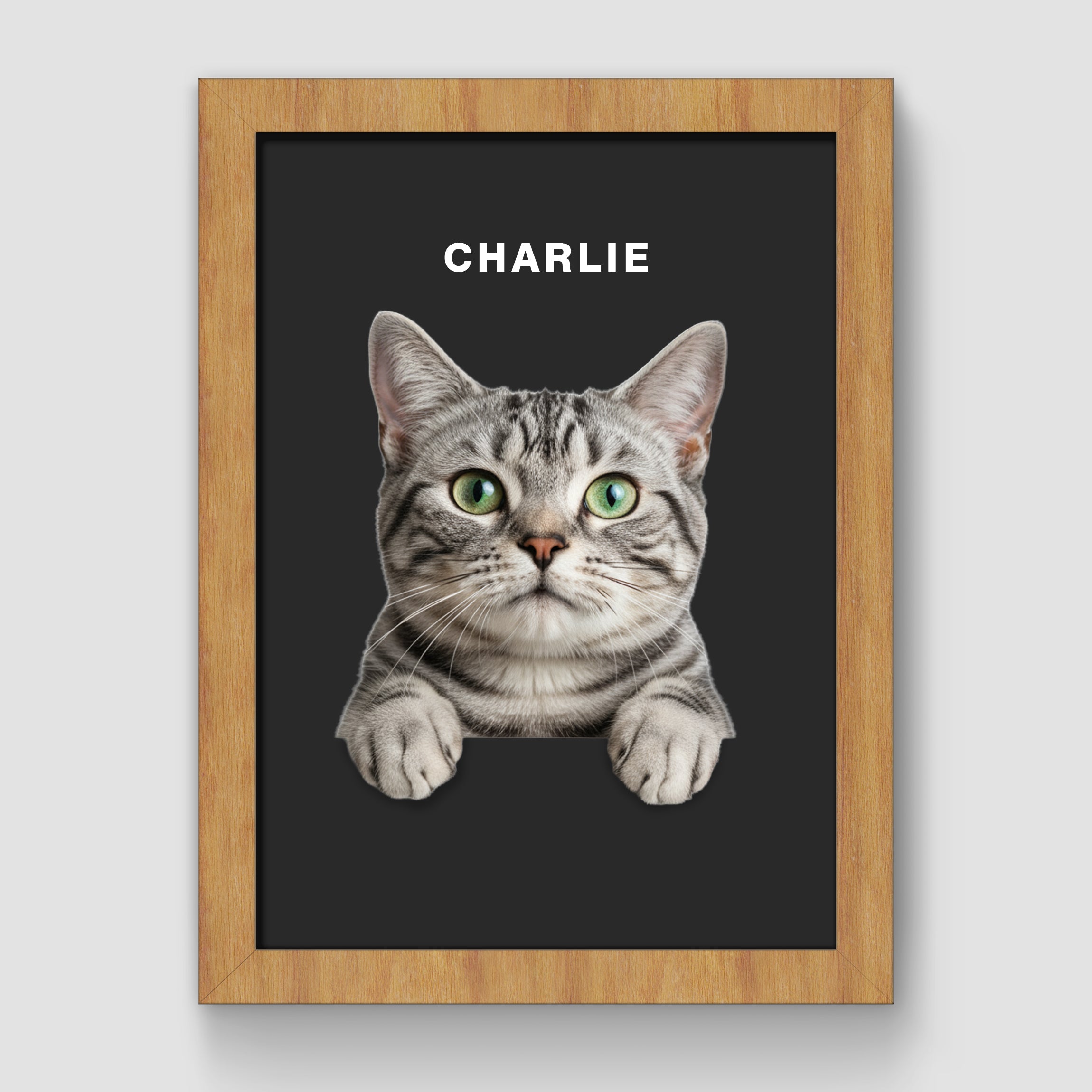 Wooden Frame/Black