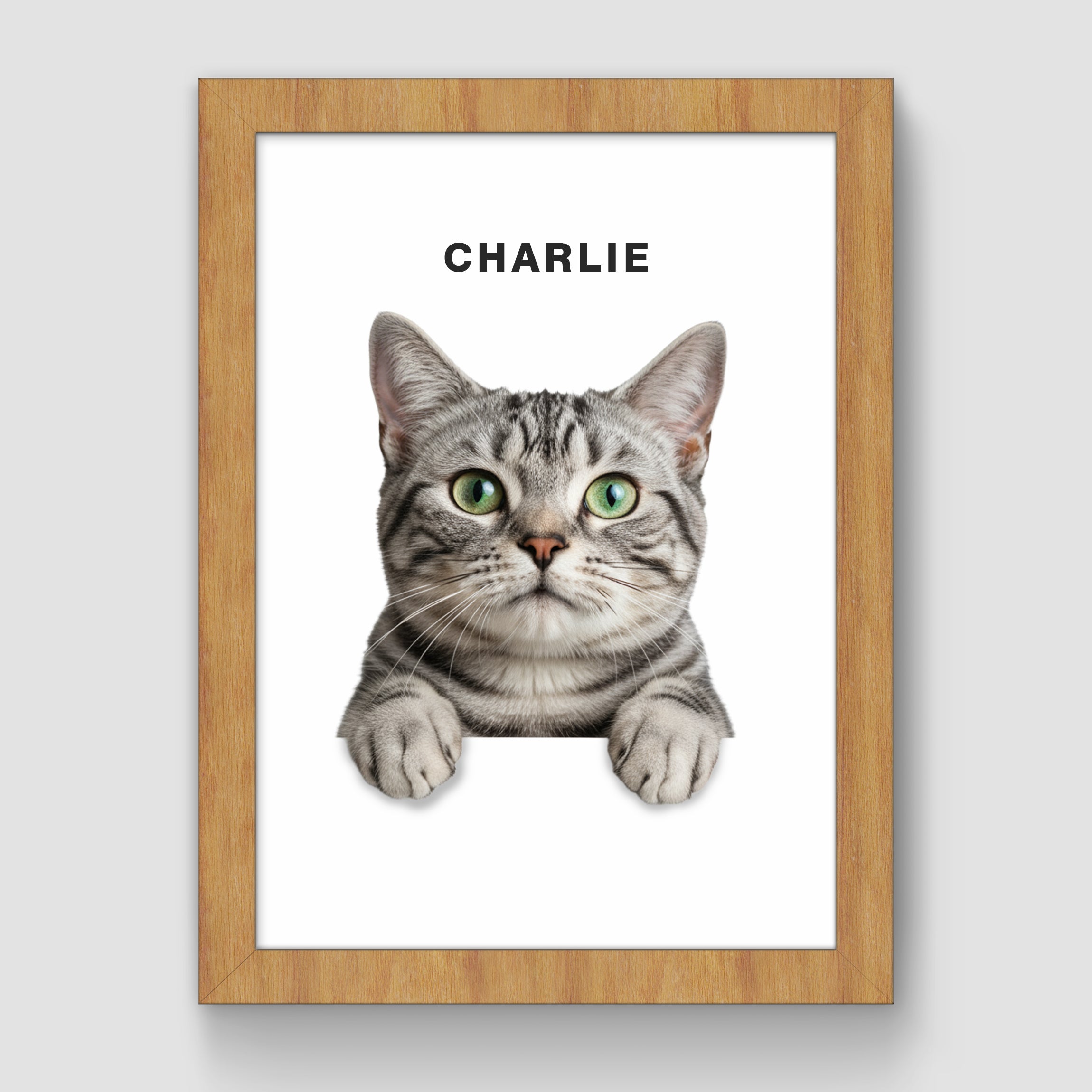 Wooden Frame/White