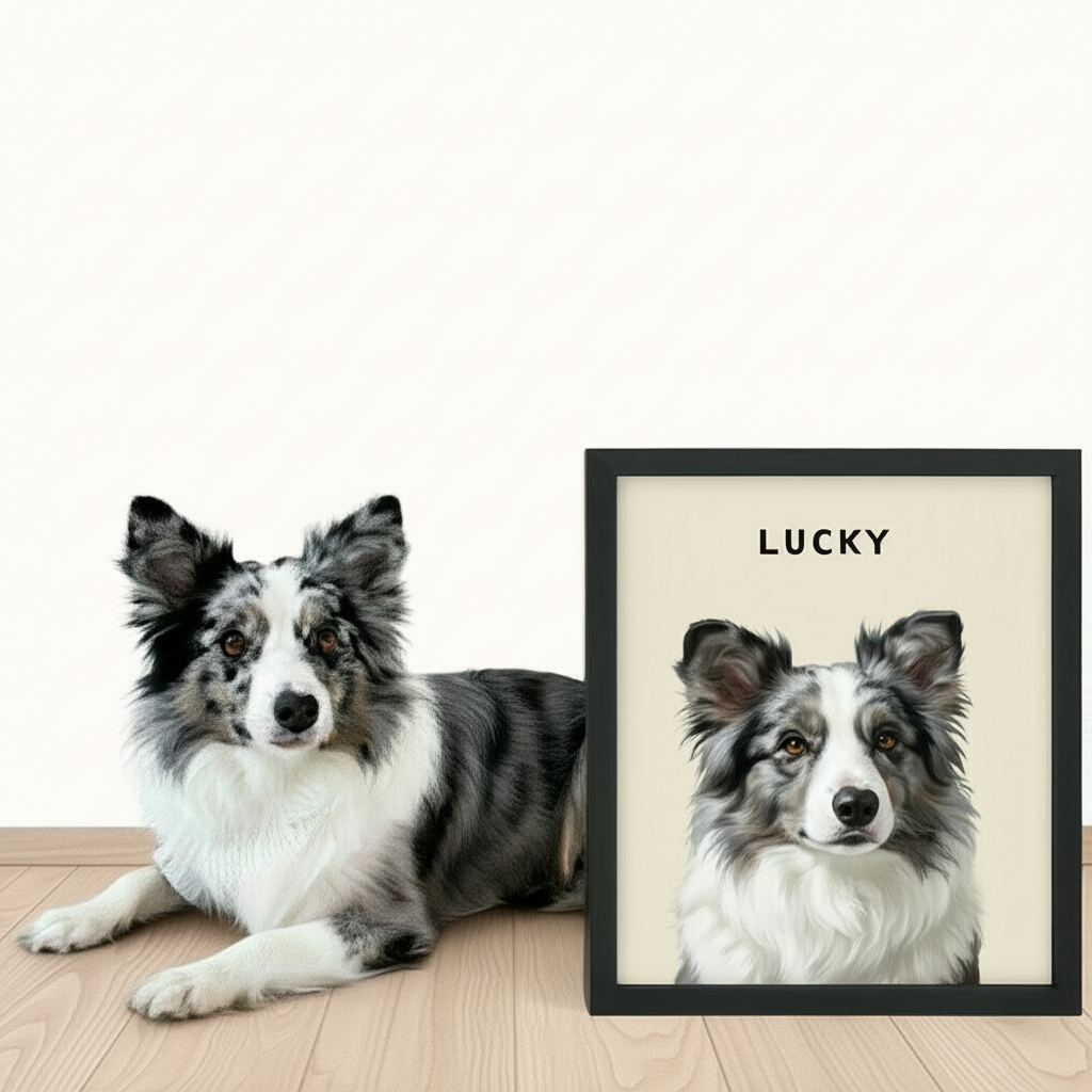 Modern Pet Portrait