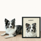 Modern Pet Portrait